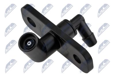 Plovimo skysčio purkštukas, priekinis langas