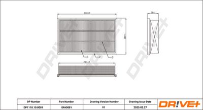 FILTRU AER DR!VE+ DP1110100081 7