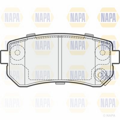 Brake Pad Set NAPA PBP7401