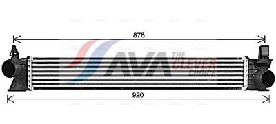 INTERCOOLER COMPRESOR AVA Clever Choice FT4482 1