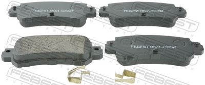 Комплект тормозных колодок, дисковый тормоз FEBEST 0501-CX5R для MAZDA CX-3