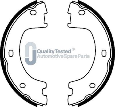 Sada brzdových čelistí, parkovací brzda JAPANPARTS GF0505JM