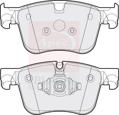 APEC Brake Pad Set, disc brake PAD2184B