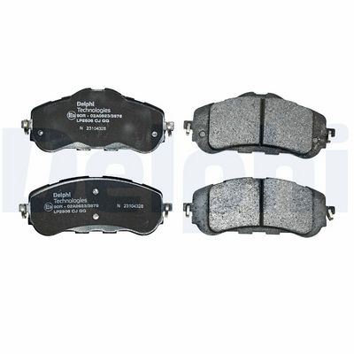 Brake Pad Set, disc brake LP2506