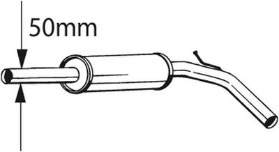 BOSAL Mittelschalldämpfer