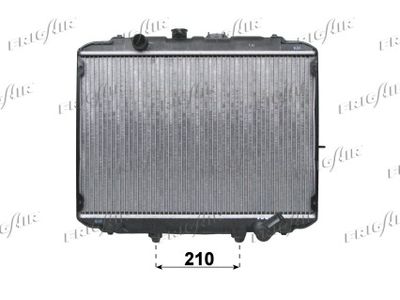 Радиатор, охлаждение двигателя FRIGAIR 0128.3115 для MITSUBISHI L