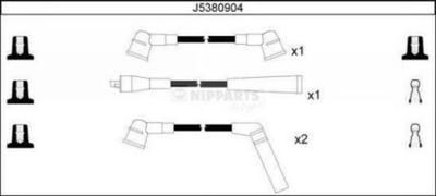 Комплект проводов зажигания NIPPARTS J5380904 для DAEWOO TICO