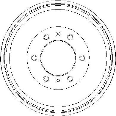 Тормозной барабан NATIONAL NDR356 для ISUZU D-MAX