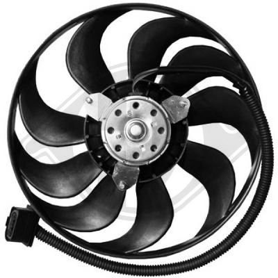 DIEDERICHS 2213203 Вентилятор системы охлаждения двигателя для VW BORA I (1J2)