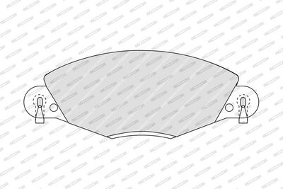 SET PLACUTE FRANA FRANA DISC FERODO FDB1412 1