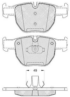 FIT FP0992 Тормозные колодки и сигнализаторы  для LAND ROVER RANGE ROVER III (L322) 3.6 D 4x4
