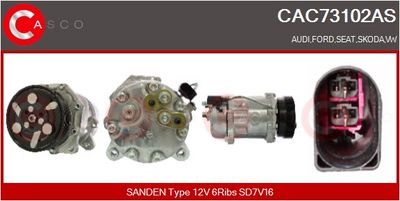 COMPRESOR CLIMATIZARE CASCO CAC73102AS