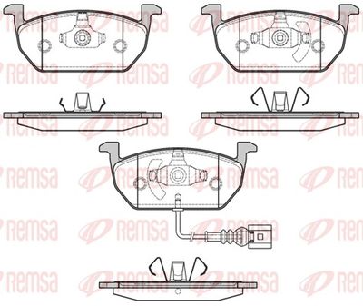 Brake Pad Set, disc brake 1601.01