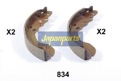 JAPANPARTS Stabdžių trinkelių komplektas
