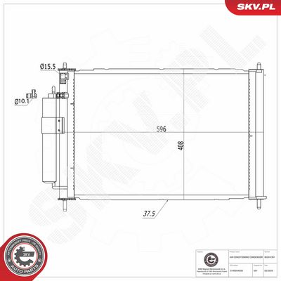 кондензатор, климатизация ESEN SKV 86SKV391