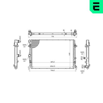 RADIATOR RACIRE MOTOR