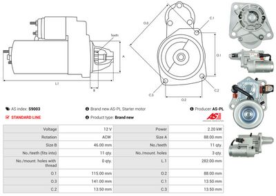STARTER AS-PL S9003 4