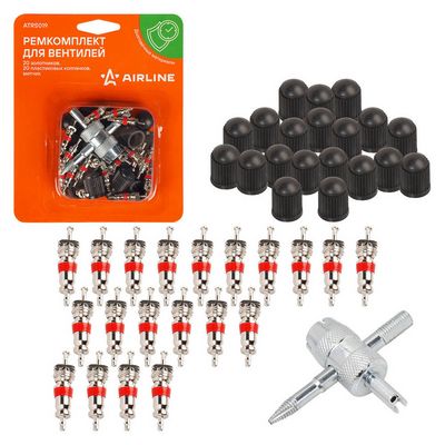 Комплект золотников, сервисный нипель Airline ATRS019