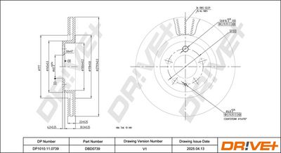 BREMSSCHEIBE DR!VE+ DP1010110739 2