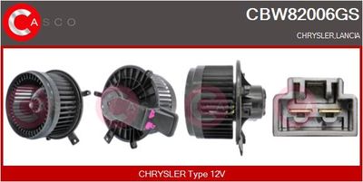 CASCO CBW82006GS Вентилятор салону для CHRYSLER (Крайслер)
