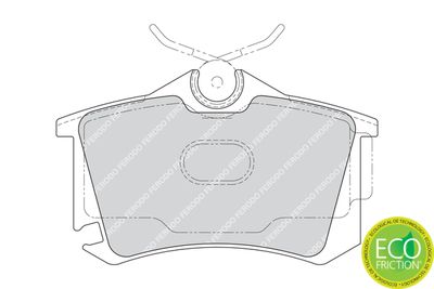 Brake Pad Set, disc brake FDB1637