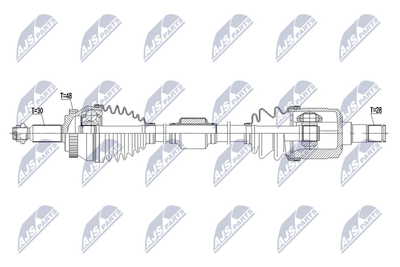 Приводной вал NTY NPW-HY-567 для HYUNDAI TUCSON