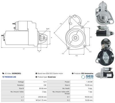 STARTER AS-PL S0390SEG 4