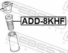 Rubber Buffer, suspension ADD-8KHF