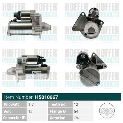 Startér HOFFER H5010967