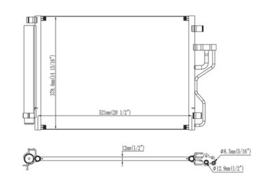 CONDENSATOR CLIMATIZARE WALKER WCD00186 6