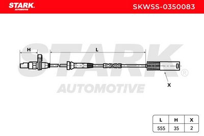 датчик, обороти на колелото STARK SKWSS-0350083