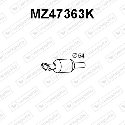 VENEPORTE MZ47363K Катализатор  для MAZDA 5 (Мазда 5)