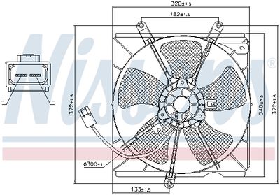 VENTILATOR RADIATOR NISSENS 85012 5