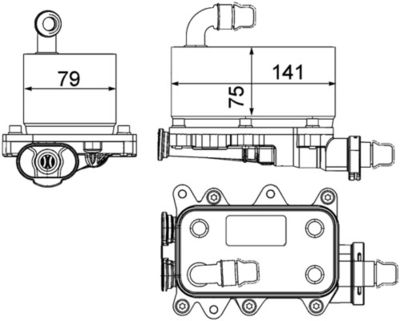 ÖLKüHLER AUTOMATIKGETRIEBE MAHLE CLC19000P 1