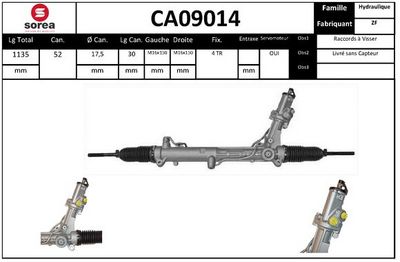LENKGETRIEBE SNRA CA09014