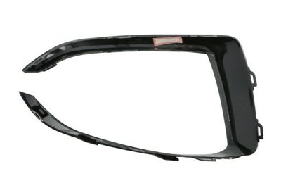 Grillestrip vooraan Voor Rechts (zwart glanzend, SPORT) past: BMW 1 F40 07.19-