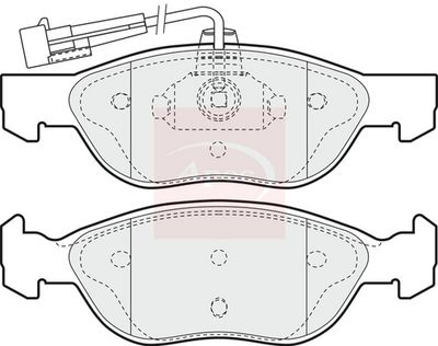 APEC Brake Pad Set, disc brake PAD938
