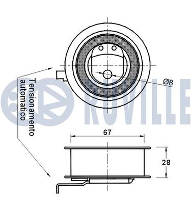 ROLA INTINZATOR CUREA DISTRIBUTIE RUVILLE 541610 1