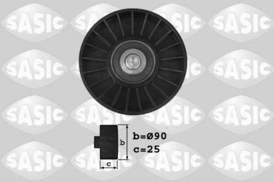 SASIC 1620049 Ролик ремня генератора для PEUGEOT 806