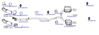 Изпускателна система OPTIMAL OP-EXSVO323
