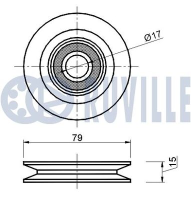 ROLA GHIDARE/CONDUCERE CUREA TRANSMISIE RUVILLE 540708 1