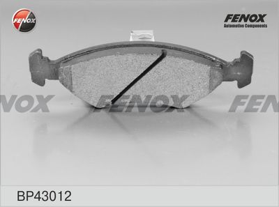 FENOX BP43012 Тормозные колодки и сигнализаторы  для CHEVROLET  (Шевроле Кобалт)