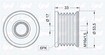 SISTEM ROATA LIBERA GENERATOR IPD 120995 1