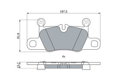 SET PLACUTE FRANA FRANA DISC BOSCH 0986424971 4