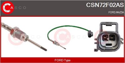 SENZOR TEMPERATURA GAZE EVACUARE