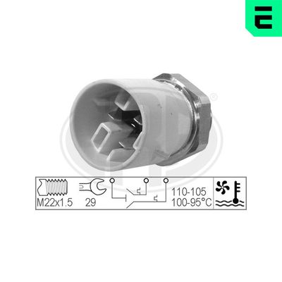 COMUTATOR TEMPERATURA VENTILATOR RADIATOR