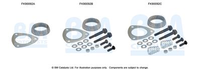 Монтажный комплект, катализатор BM CATALYSTS FK90092 для OPEL CALIBRA