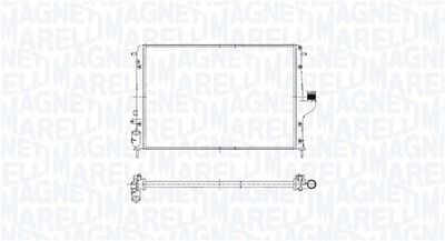 радиатор, охлаждане на двигателя MAGNETI MARELLI 350213225100
