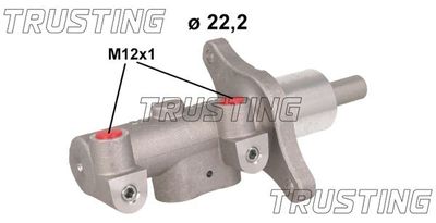 Главный тормозной цилиндр TRUSTING PF1138 для PEUGEOT 407