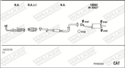Изпускателна система WALKER RV60500